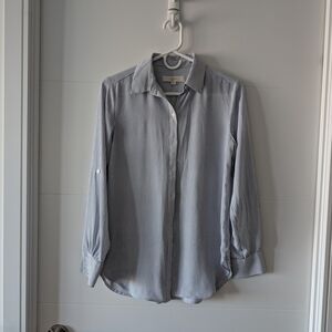 Slinky Striped Blue Shirt